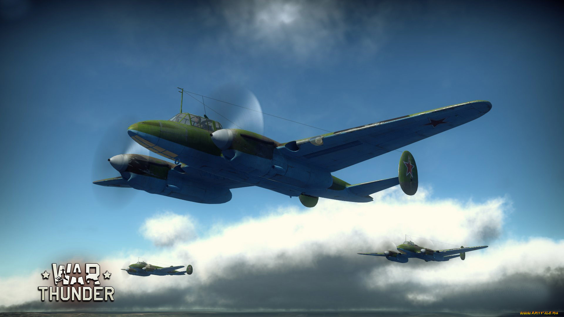 Обои Видео Игры War Thunder: World of Planes, обои для рабочего стола,  фотографии видео игры, war thunder, world of planes, облака, полет,  самолеты Обои для рабочего стола, скачать обои картинки заставки на